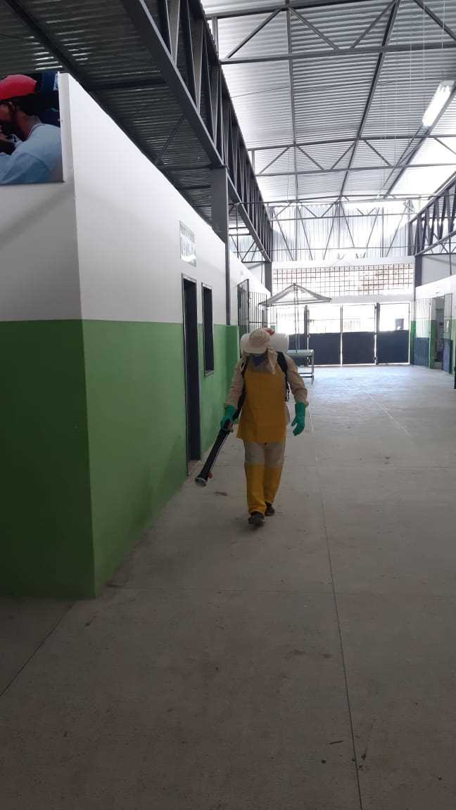 Camacã: Secretaria de Saúde realiza desinfecção para evitar o contágio do coronavírus